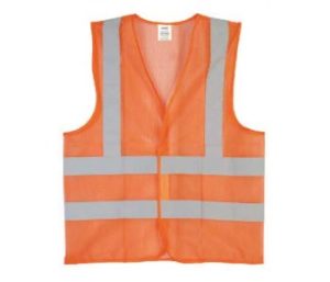 Milano Reflective Safety Vest Fabric Orange 120GSM | Danube Building ...